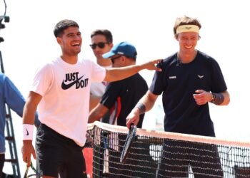 Рублёв — Алькарас: где смотреть, во сколько начнётся матч 1/4 финала в Цинциннати