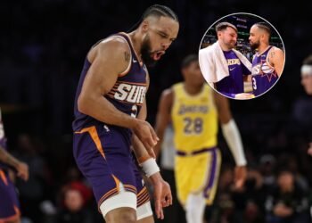 Настоящий хулиган НБА — Диллон Брукс. За один матч зацепил и Дончича, и Леброна