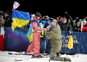 Офицер ВСУ сделал предложение фристайлистке Екатерине Коцар после ее выхода в финал Олимпийских игр