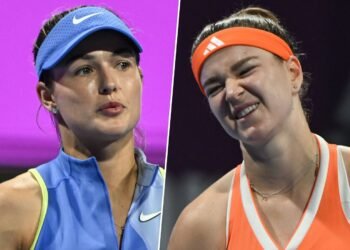 Анна Калинская — Каролина Мухова: онлайн-трансляция 1/4 финала «тысячника» в Дохе