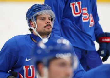 Остон Мэттьюс, Олимпиада-2026: статистика в матче США — Дания, очки, голы, передачи