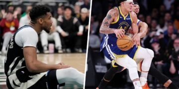 Адетокунбо выбыл после падения, «Нью-Йорк» сотворил крутой камбэк. Итоги дня в НБА