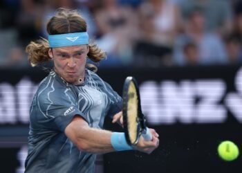 «Подарок, что успел на турнир». Рублёв — о поражении на старте «Мастерса» в Индиан-Уэллсе