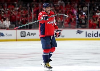 Александр Овечкин провёл 1573-й матч в регулярных чемпионатах НХЛ