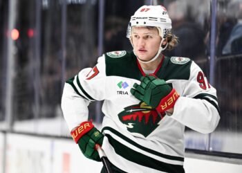 Видео шестого хет-трика российского нападающего «Миннесоты» Кирилла Капризова в НХЛ