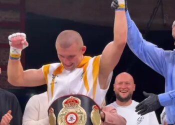 Хижняк завоевал первый титул в профессиональном боксе на вечере Усика во Львове