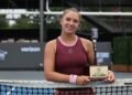 Лютова стала второй самой молодой чемпионкой дебютного турнира WTA с 1990 года
