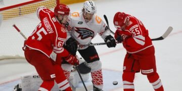 «Авангард» прервал серию поражений, победив в гостях «Спартак»