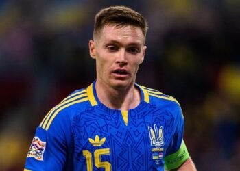 Цыганков впервые вывел сборную Украины с капитанской повязкой